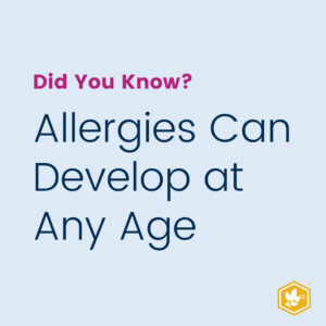 Allergies at Any Age