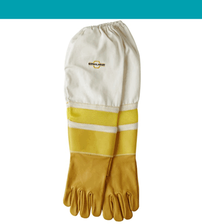 natural apiary ventilated beekeeping gloves