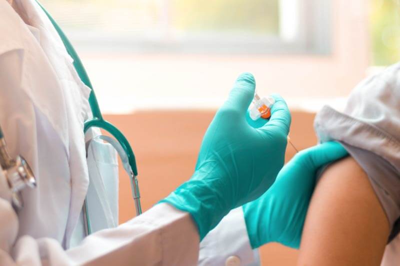 patients getting a shot in the arm