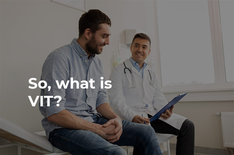 Patient and Physician reviewing a chart